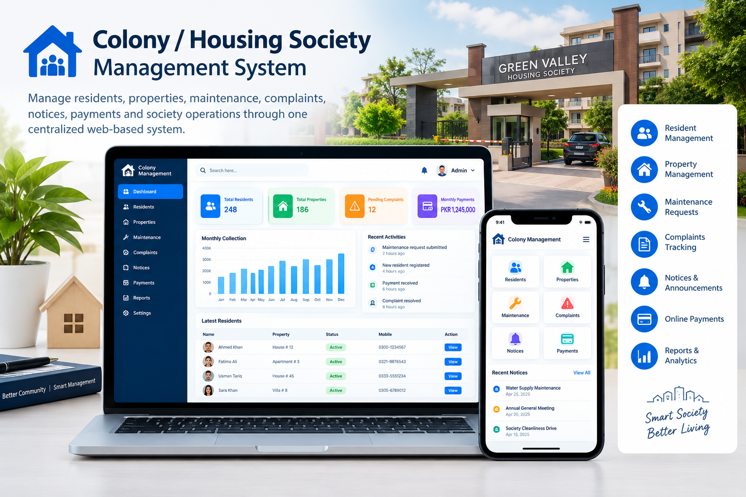 Colony / Housing Society Management System
